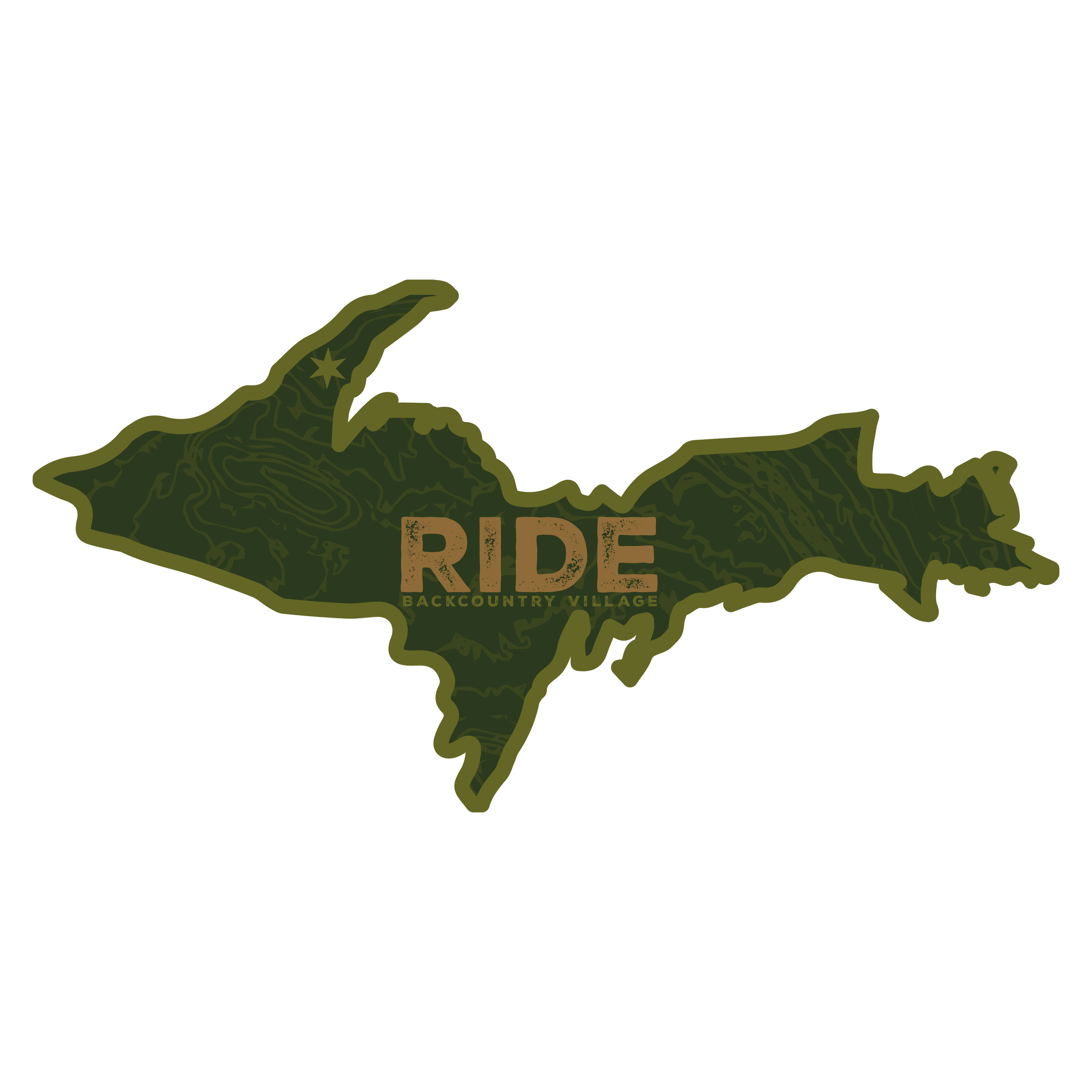 RIDE UP Sticker